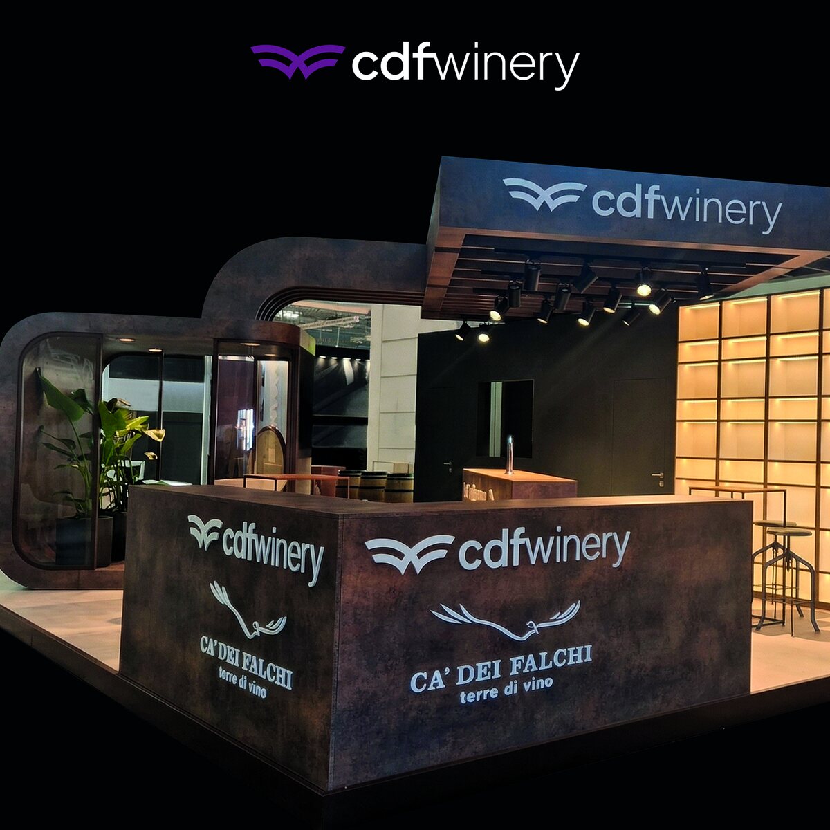 Ca’ Dei Falchi — Vinitaly — Exhibition Layout